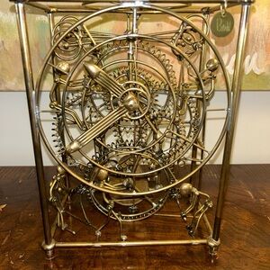 Gordon Bradt Brass Kinetic Sculpture/Clock
